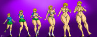 drawing growth nude blonde color large_breasts mini_giantess amazon ripping_clothes osmar-shotgun