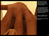 nude pussy masturbation story legs shrunken_man fingers dialogue digital_render openhighhat