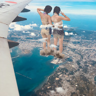 collage landscape mega destruction water asian aerial_view airraid kyojingirls