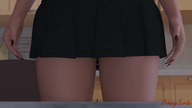 skirt standing shrunken_person thighs manicure digital_render johnnyscribe