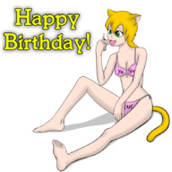bikini drawing giantess feet vore color toes barefoot soles cat_ears cat_girl pink
