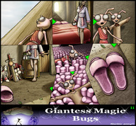drawing giantess alien color anime in_shoe dragonesslife giantess_magic_bugs
