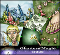drawing feet angel alien blonde color blue_eyes anime elf shrunken_men sandals dragonesslife giantess_magic_bugs