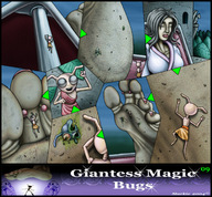 drawing giantess feet manga alien color barefoot soles anime blood dragonesslife unaware giantess_magic_bugs