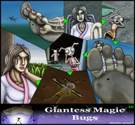 drawing giantess manga alien color barefoot soles anime blood foot_crush dragonesslife cruel giantess_magic_bugs