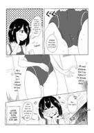 drawing manga swimsuit shrunken_man monchrome trapped