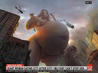 breasts drawing giantess nude pussy vore city mega color destruction rampage news bellybutton bigbig hellicopter giant_belly mass_vore