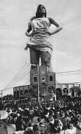 giantess collage monochrome edison power_lines crowds