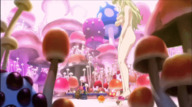drawing giantess nude blonde color barefoot anime foot_crush animation covering_breasts queens_blade covering_pussy