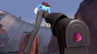 giantess micro shoes foot_crush unaware digital_render source_film_maker overwatch d.va hana_song chewing_gum pproky proky