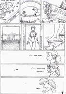 breasts drawing giantess city mega comic monochrome barefoot huge_breasts elf frakass ships