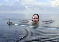 giantess collage mega ocean swimming navy megan_fox