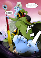 drawing giantess feet color toes dragon_ball shrunken_man point_of_view son_goku mousticus vados