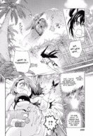 bikini breasts drawing giantess wings manga comic monochrome black_hair long_hair cleavage anime flying panels yuragi-sou_no_yuuna-san chisaki_miyazaki watergun