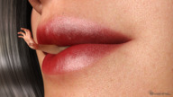 giantess vore long_hair brunette lips hand digital_render evel-inc