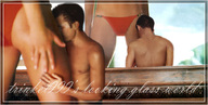 bikini gentle collage mini_giantess kissing standing touching trinket999