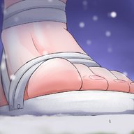 drawing giantess feet color toes sandals close_up exrumya