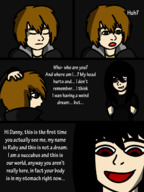 drawing comic black_hair color implied_vore dream_sequence honmetgts