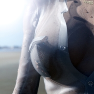 breasts gentle nude butt barefoot cleavage water wet shrunken_woman shirt spawngts buttons digital_render trapped_inside_bra