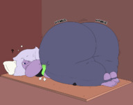 drawing white_hair mini_giantess garnet pinned ssbbw big_butt purple_skin steven_universe