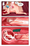 drawing pussy color butt futanari cum penis sex bed orgasm lesbians shrunken_man bedroom dialogue saintxtail doggystyle