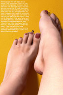toes barefoot story foot_worship shrunken_man pinned digital_render gtstwist