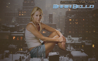 collage city blonde long_hair sitting shorts outdoors top giantessbuster209