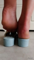 collage feet toes barefoot shoes running shrunken_man close_up suit msku