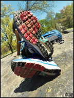 crush collage blood shrunken_man shoe_crush stuck_to_shoe starkadhr