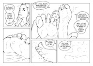 drawing comic monochrome toes barefoot soles sweat smushedboy game_of_thrones daenerys_targaryen sansa_stark brienne_of_tarth