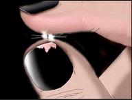 drawing color handheld finger goth black_nails