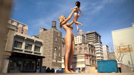breasts giantess nude pussy city blonde butt handheld barefoot brunette multiple_sizes laughing giantesses women shaven struggling mocking digital_render lfcfan papayoya ascension