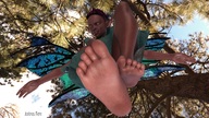 giantess crush feet barefoot fairy blood gore anirus point_of_view anirusfere gwen imminent_crush digital_render transient fae