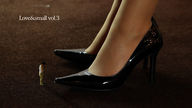 collage clothed high_heels foot_worship shrunken_man standing