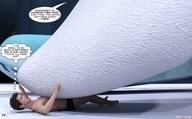 feet story socks lying_down foot_worship shrunken_man trapped english under_foot digital_render aaabbbzzz