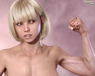 nude blonde handheld short_hair muscles fist spawngts no_background digital_render