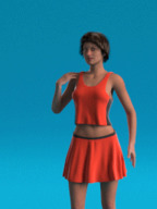 breasts nude barefoot shrinking brunette dress animation shrunken_woman digital_render