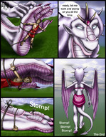 drawing giantess dragoness color anime story paws foot_crush dragonesslife aya