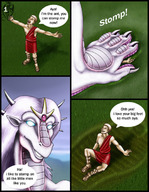 drawing giantess dragoness color anime story paws foot_crush dragonesslife aya