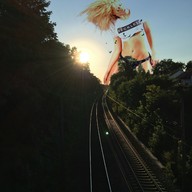 giantess collage blonde forest birds train_tracks sfxhh3