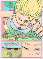 drawing mega blonde color long_hair destruction cleavage blood crying story village falling panels leper imminent_crush