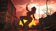 giantess city claws buildings fire sky street_view sorenzer0 digital_render cambion