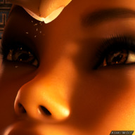 shrunken_people close_up cruel falling dark_skin eyes digital_render ashkiiwolf safyia