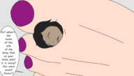 drawing giantess feet color domination animation shrunken_man dirty_soles juri
