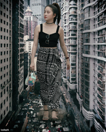 giantess collage city asian kyojingirls