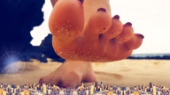 giantess collage feet city loryelle