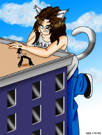 drawing giantess color anime cat_girl bignasty4life