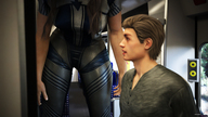 gentle blonde long_hair clothed amazon bending_over spacesuit digital_render fater