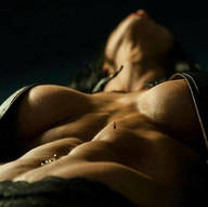 breasts collage micro cleavage muscles abs shrunken_man body_exploration athletic redcoffee1