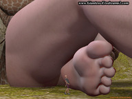 giantess feet toes shrinking ilayhu digital_render giantess-erodreams2